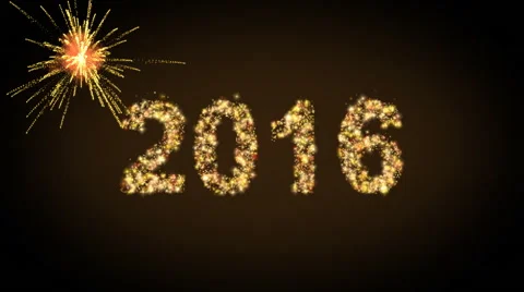 New Year christmas 3d winter background 2016 Video stock 56685184