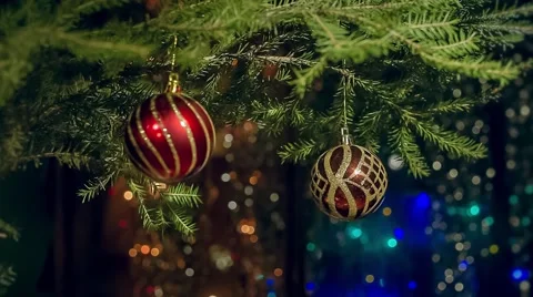 New year, Christmas decorations Stock Footage 57652011