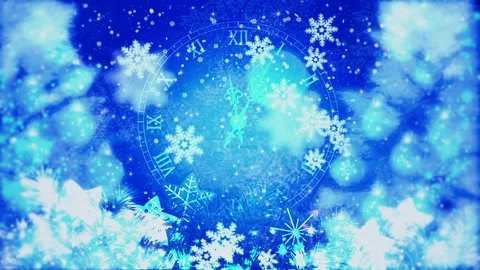 New Year Clock and Fireworks, New Year Stock Footage 80581917