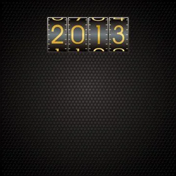 New year as code Stock Illustration