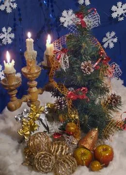 New year composition Stock Photos