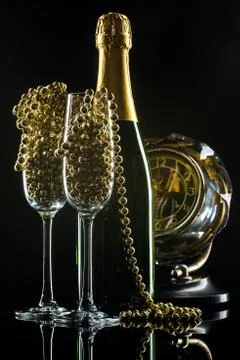 New Year composition Stock Photos