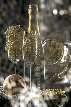 New Year composition Stock Photos