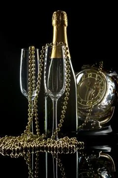 New Year composition Stock Photos