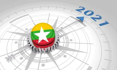 New Year concept Stock Illustration