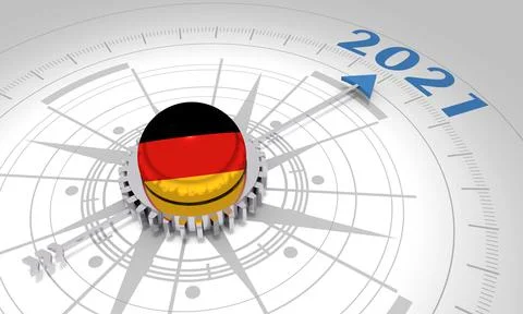 New Year concept Stock Illustration