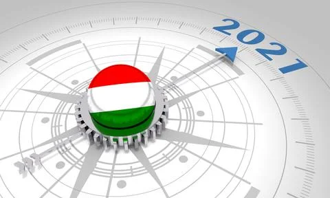 New Year concept Stock Illustration