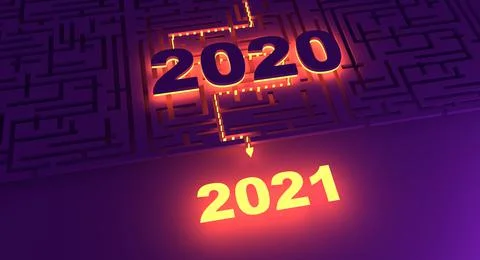 New year concept Stock Illustration