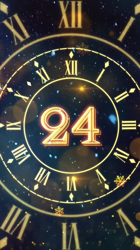 New Year Countdown 2025 V1 Stock Footage 290490753
