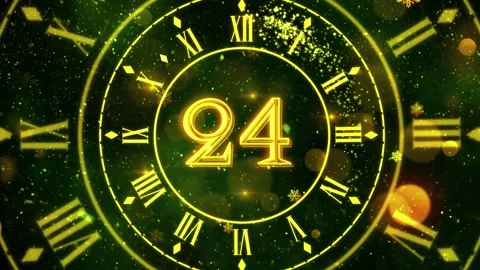 New Year Countdown 2025 V3 Stock Footage 290059966