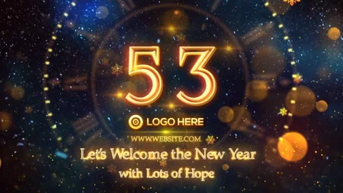 New Year Countdown 2026 Stock After Effects