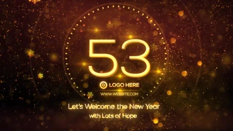 New Year Countdown 2026 Stock After Effects