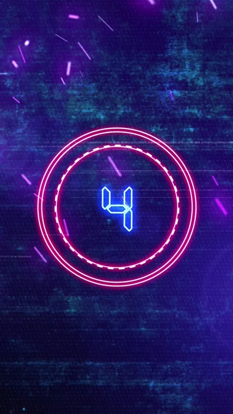New Year Countdown 2026 Neon V4 스톡 동영상 316154381
