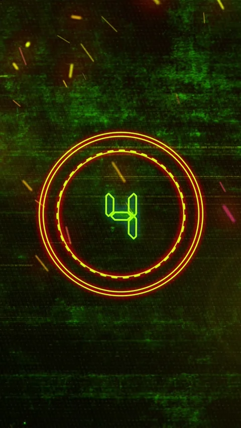 New Year Countdown 2026 Neon V5 Stock Footage 316154387