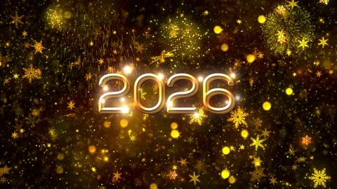 New Year Countdown 2026 V6 Stock Footage 315516045