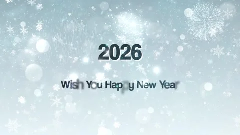 New Year Countdown 2026 V8 Stock Footage 315516038