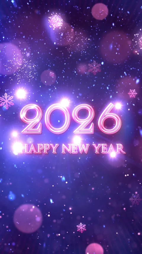 New Year Countdown 2026 V8 Stock Footage 316156233