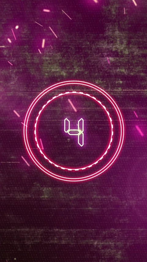 New Year Countdown 2027 Neon V6 Stock Footage 340760434