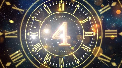 New Year Countdown 2027 V4 Stock Footage 339430079