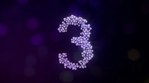 New Year Countdown Baubles Stock Footage 33601289