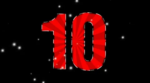 New year countdown ( Color series 4 - Version from 1 to 7 )
