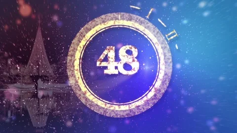 New Year Countdown Stock Footage 82020403