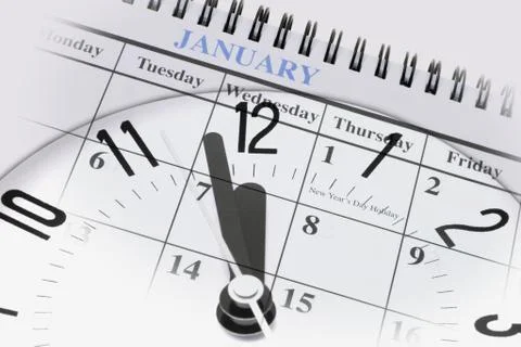 New year countdown Stock Photos