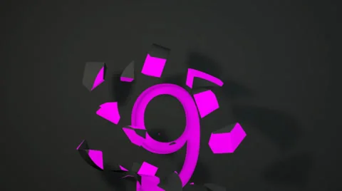 New year countdown purple 1080p Stock Footage 33703262