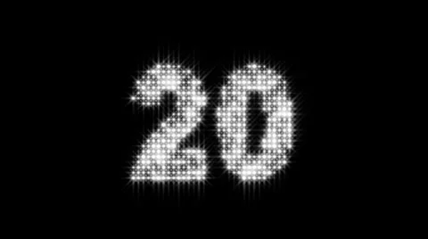 New Year Countdown to Real Fireworks and Confetti Stock Footage 37783536