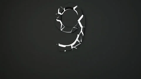 New year countdown white 720p Stock Footage 33702333