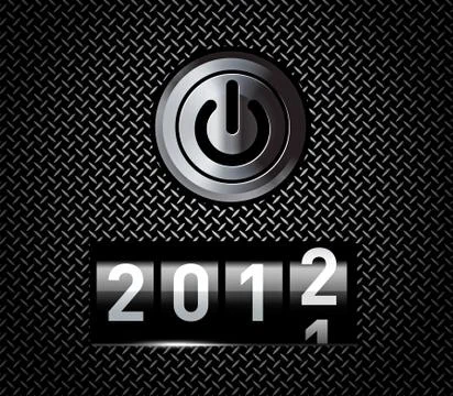 New year counter Stock Illustration