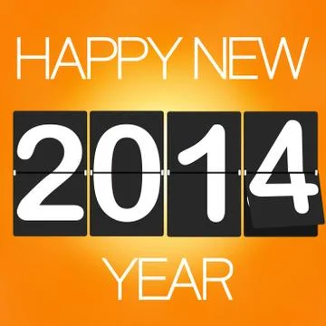 New year creative fresh design Stock Illustration