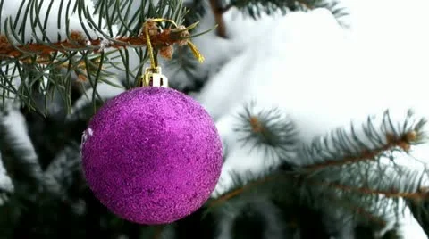 New Year decorations Stock Footage