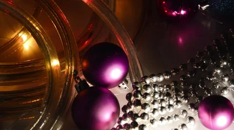 New Year decorations Stock Footage 43371369