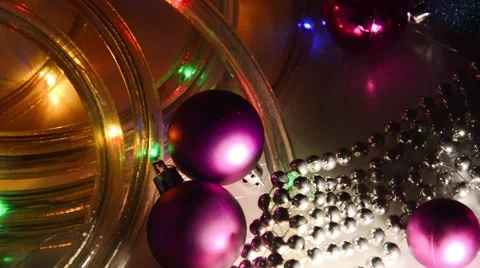 New Year decorations Stock Footage 43371620