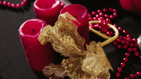 New Year decorations Stock Footage 133716220