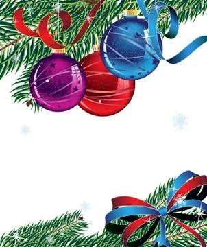 New year decorations Stock Illustration