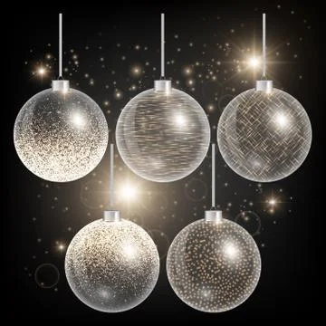 New year decorations Illustrazione stock