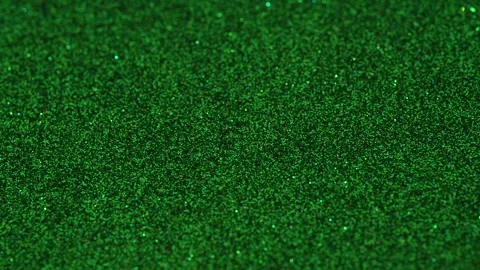 New year decorative green gift paper with blinking points turning slowly around. Stock Footage 255770001