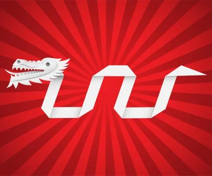 New Year Dragon Stock Illustration