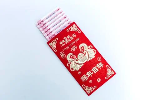 New year envelopes Stock Photos