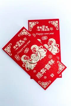 New year envelopes Stock Photos