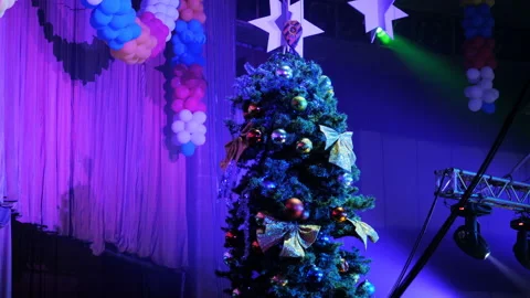 New year Eve in the circus at the performance Stock Footage 139070170