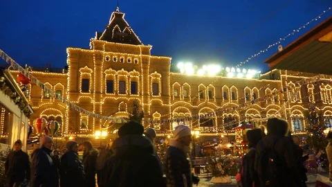 New Year fair Vídeo Stock 91012340