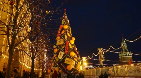 New Year fir-tree Vídeo Stock 58468545