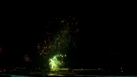 New Year Firework Stock Footage 229656483