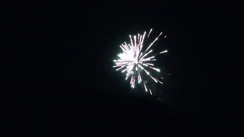 New Year Fireworks Stock Footage 107778556