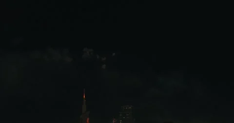 New Year fireworks Stock Footage 266981968