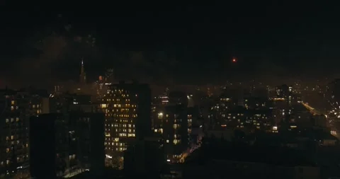 New Year fireworks Stock Footage 266982196