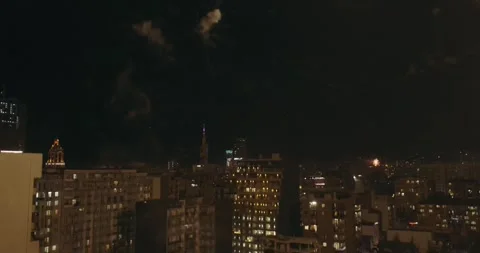 New Year fireworks Stock Footage 266982742